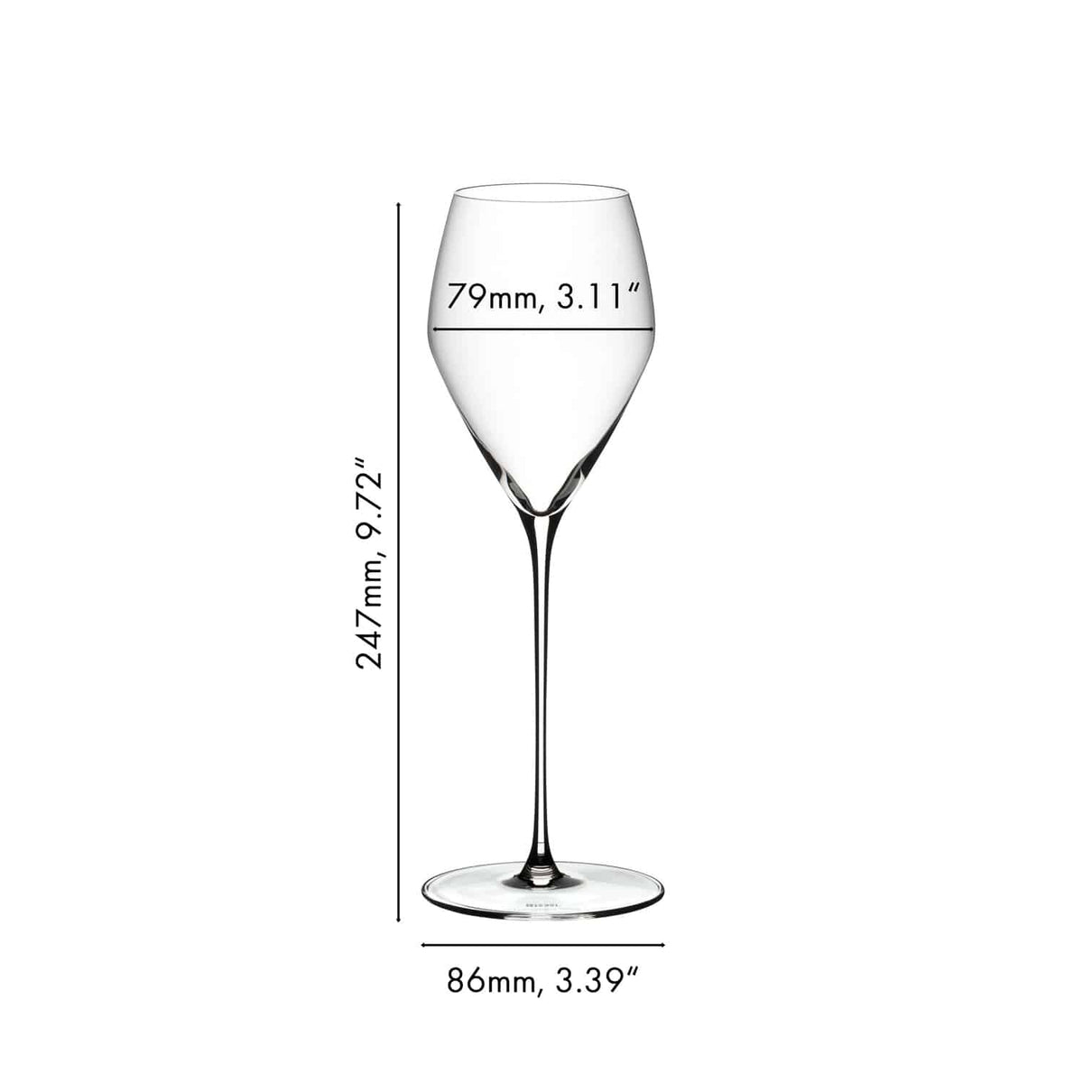 Riedel Veloce Champagneglas / Flute 32,7 Cl - 2 Stuks - Glazen.nl