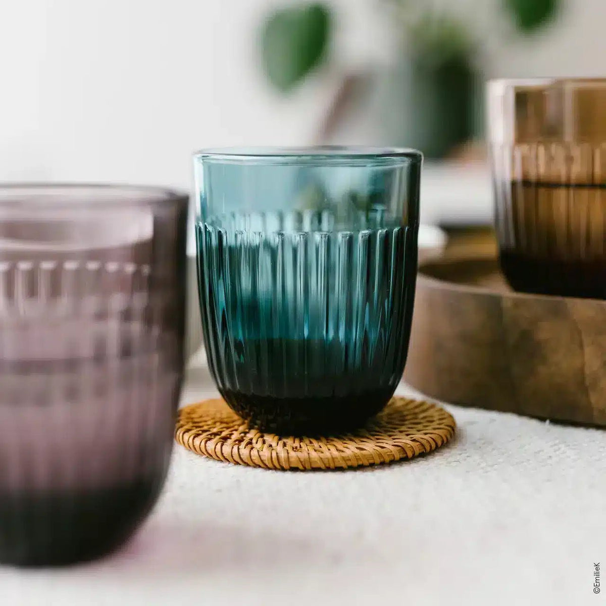 La Rochère Ouessant Tumbler 29 Cl Blauw - 6 Stuks - Glazen.nl