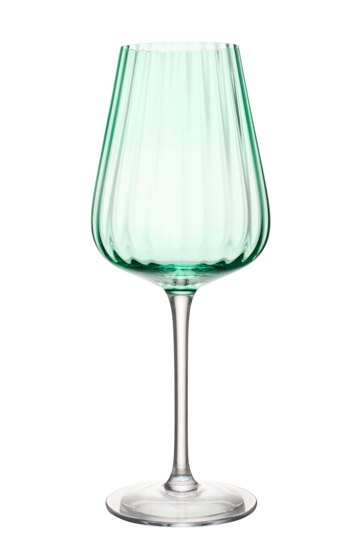 J-Line vinglas 56,6 cl, rillet grøn
