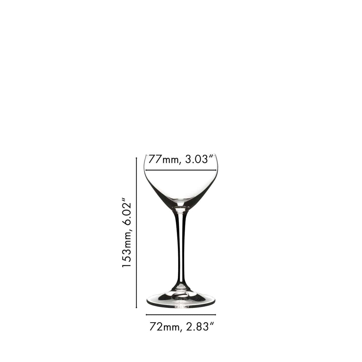 Riedel Drink Specific Glassware Cocktailglas 14 Cl Nick & Nora - 2 Stuks - Glazen.nl