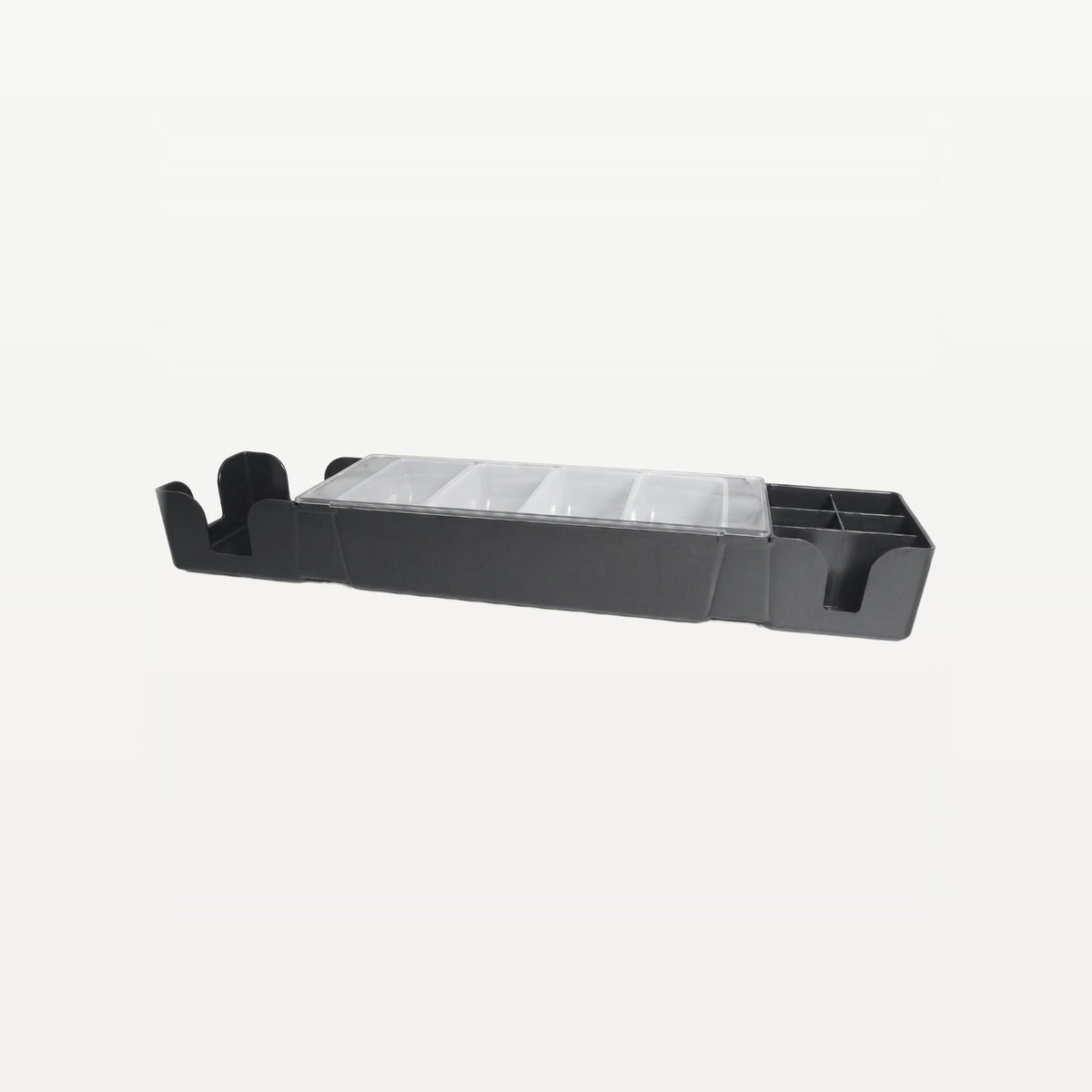 Bar Professional Barstation Condimentenhouder Zwart 6-Vaks