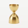 Professionel barjigger i speakeasy-stil, klokkeformet, guld, 3/6 cl