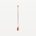 Professionel speakeasy-bar-ske med muddler i kobber, 30 cm