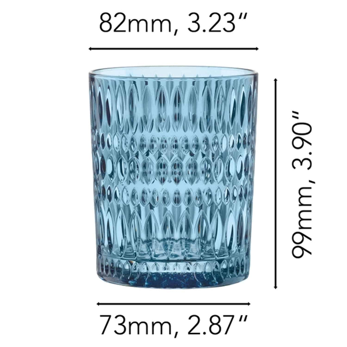 Nachtmann Ethno Tumbler 30,4 Cl Blauw - 2 Stuks - Glazen.nl