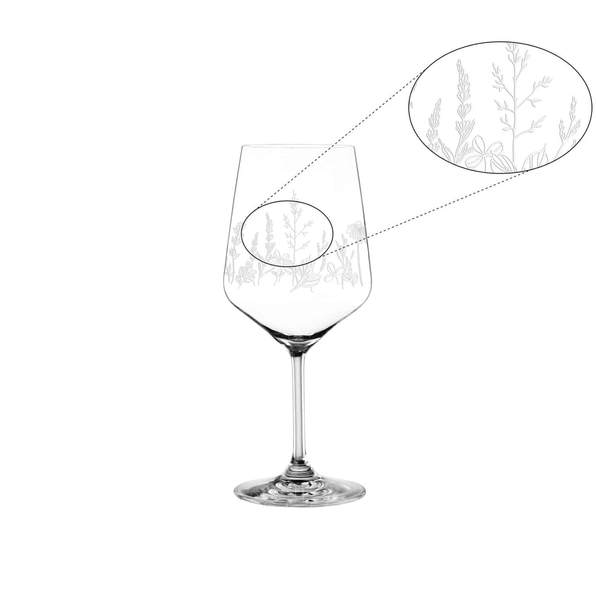 Nachtmann Tattoo Gin Tonic Glas 63 Cl Botanical Wit - 2 Stuks - Glazen.nl