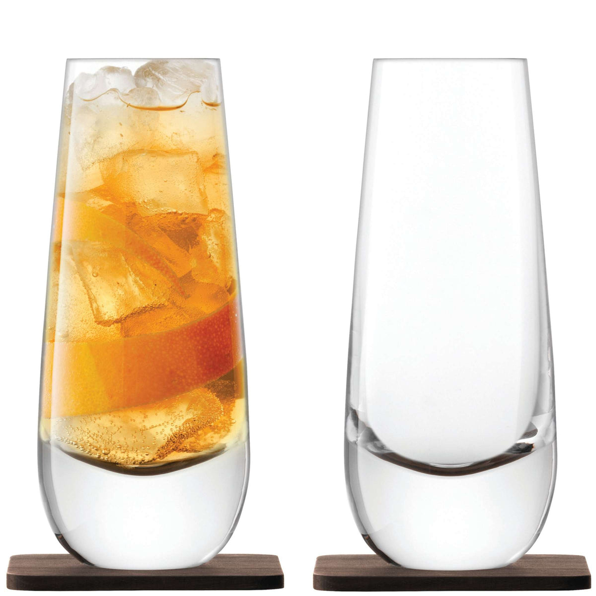 L.S.A. Whisky Islay longdrinkglas 32,5 Cl med underkop – 2 stk.