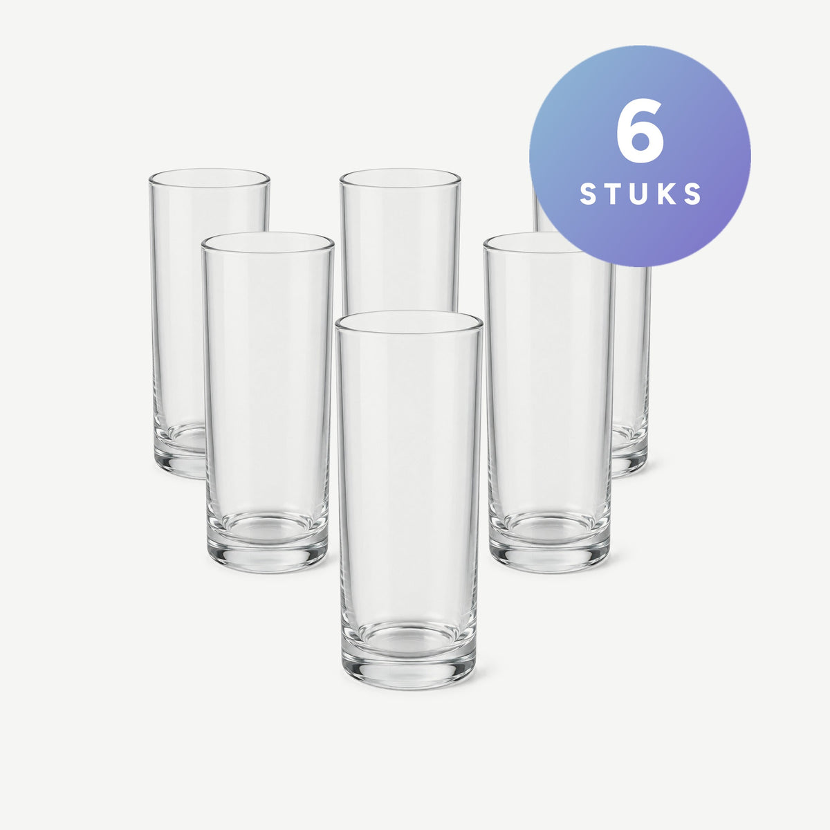 Arcoroc Princesa longdrinkglas 28,5 cl transparant, set van 6 stuks