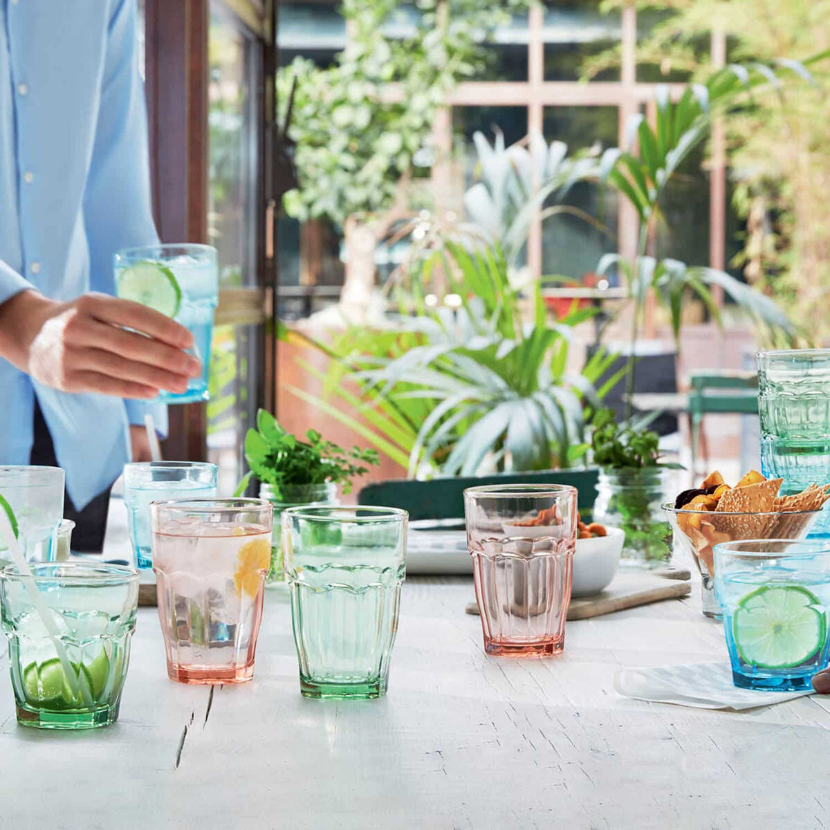 Bormioli Rocco Rock Bar Tumbler 27 Cl Groen - 6 Stuks - Glazen.nl