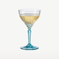 Bormioli Rocco Florian-champagneglas / coupe 24 cl lyseblå – 4 stk.