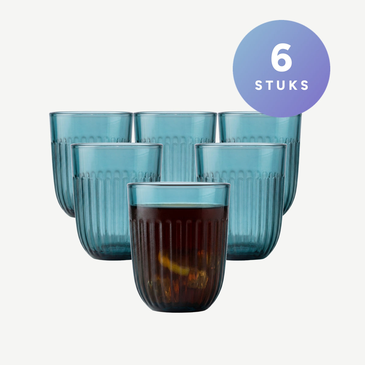 La Rochere Ouessant Tumbler Blauw set van 6 stuks