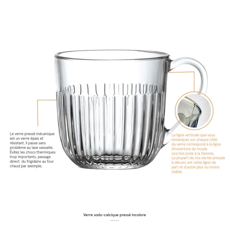 La Rochère Ouessant Koffieglas 27 Cl - 6 Stuks - Glazen.nl