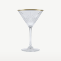 Pasabahce Timeless martiniglas 23 cl med guldkant – 4 stk.